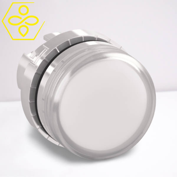 Abb P9MLID 1SFA184798R9008 The P9MLID Pilot Light is Modular metal - Pilot Light - Diffused lens - Clear - Illuminated