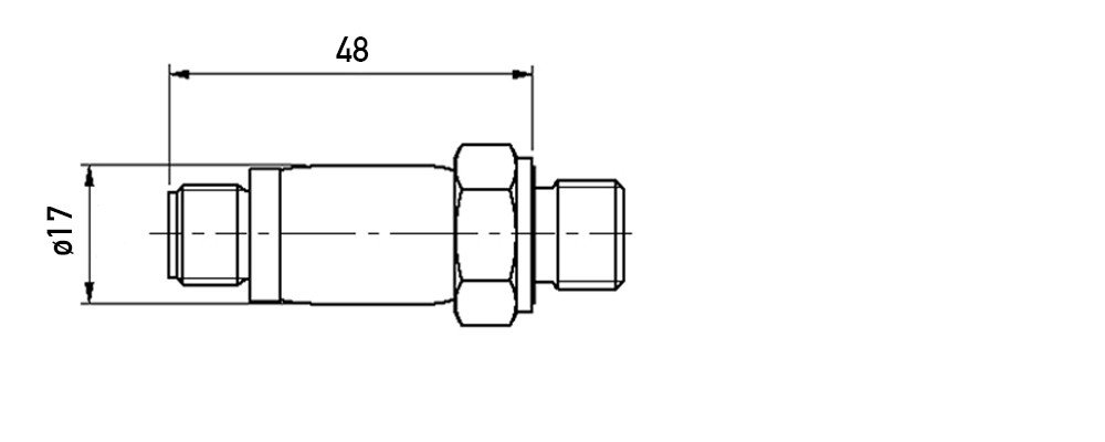 Keller PA21Y  0-10 Bar Basınç Transmitter Çizim