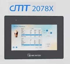 cMT2078X  7'' TFT 16.7M Renk 4-Çekirdek 1.5GHz Rezistif 2 Ethernet Port cMT X Serisi Dokunmatik Operatör Paneli